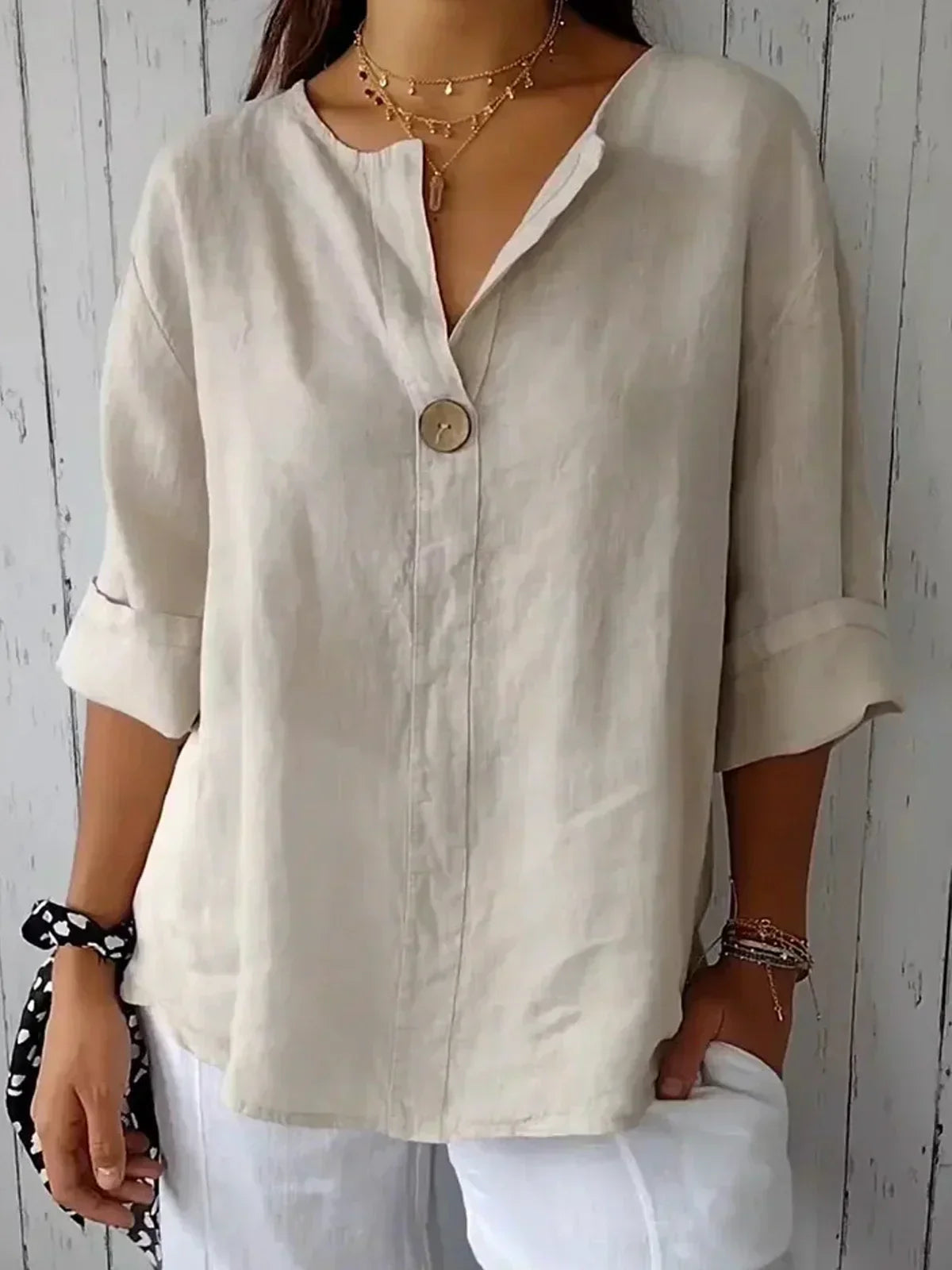 Yvonna – Stilvolle und bequeme Bluse