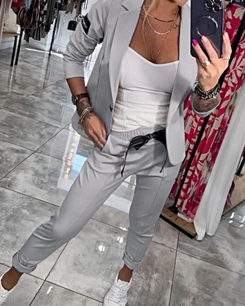 MALOU - KOMPLET T-SHIRT, JACKE UND HOSEN