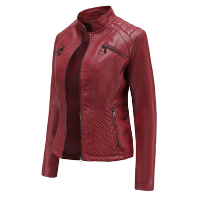 ANDRIJANA - Schicke Lederjacke
