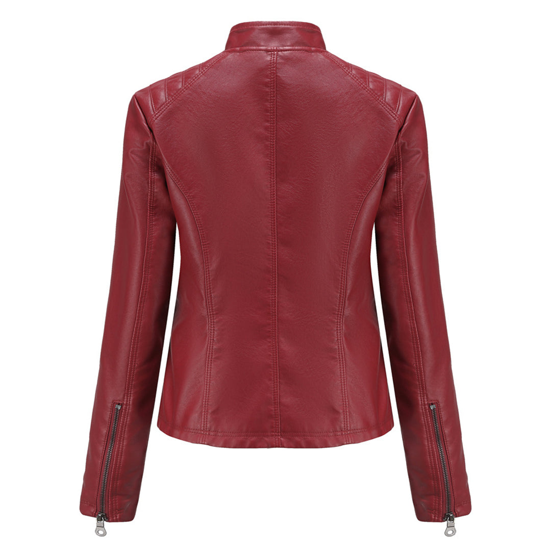 ANDRIJANA - Stylische Lederjacke