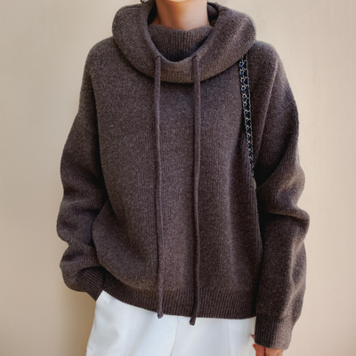 Hannah™ - Geflochtene Jacke mit Kapuze